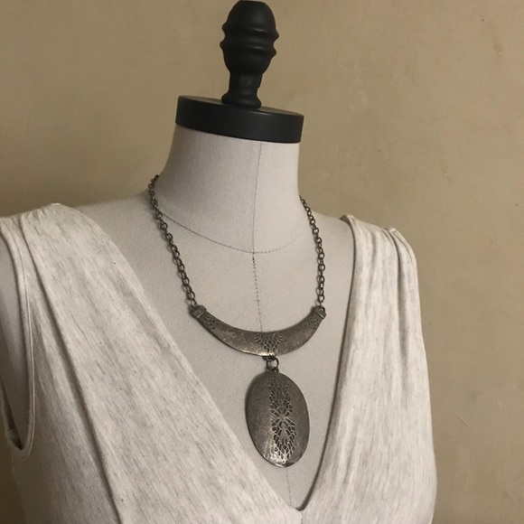 Vintage Steel Necklace - Picture 2 of 7